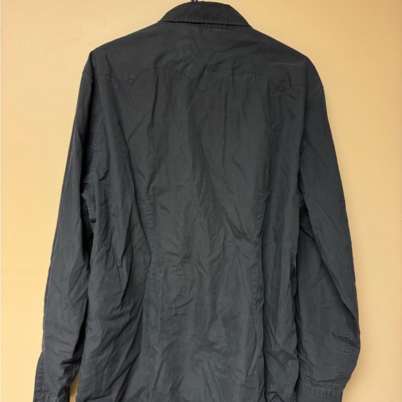 VINTAGE EXPRESS - Black Opal button shirt / western - Picture 4 of 4